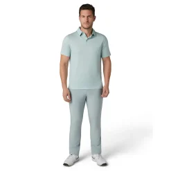 Callaway Chev Twill Jacquard Polo Aquifer Hot