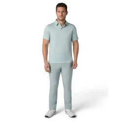 Callaway Chev Twill Jacquard Polo Aquifer Hot
