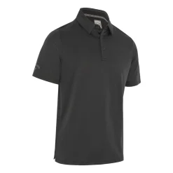 Callaway Chev Twill Jacquard Polo Svart Caviar