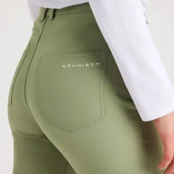 Röhnisch Chie Brushed Pant 30 Sage-Green New