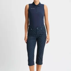Röhnisch Chie Comfort Capri Micro-R-Check-Navy Sale