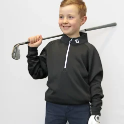 FootJoy Chill-Out Pullover JR Svart Best