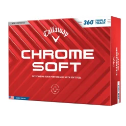 Callaway Chrome Soft 360 Triple Track 2024 Vit White New