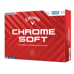 Callaway Chrome Soft Triple Track 2024 Vit White New