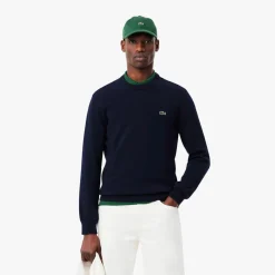 Lacoste Classic Crew Neck Blå Navy (166) Best