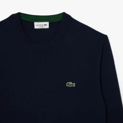 Lacoste Classic Crew Neck Blå Navy (166) Best
