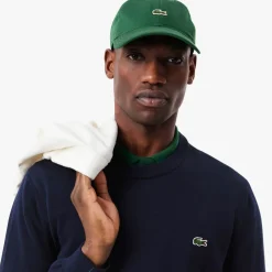 Lacoste Classic Crew Neck Blå Navy (166) Best
