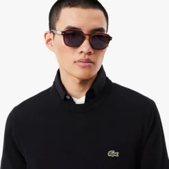 Lacoste Classic Crew Neck Svart Svart (031) New