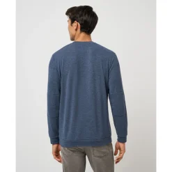 Travis Mathew Cloud Sweater Heather-Navy New