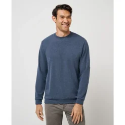 Travis Mathew Cloud Sweater Heather-Navy New