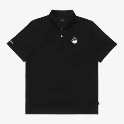 Malbon Golf Cooper Core Polo Svart Black (BLK) Sale