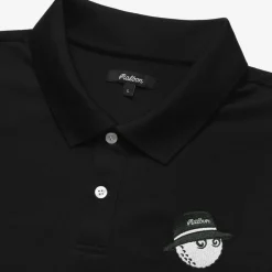 Malbon Golf Cooper Core Polo Svart Black (BLK) Sale