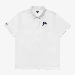 Malbon Golf Cooper Core Polo Vit White Discount
