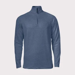 Cutter & Buck Coos Bay Half-Zip Slate Blue Mel (534) Clearance