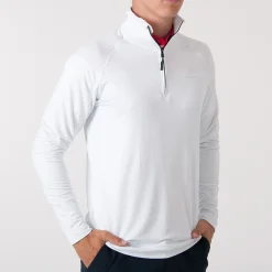 Cutter & Buck Coos Bay Half-Zip Vit White (000) New