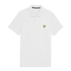Lyle & Scott Core Polo Shirt Vit White Clearance