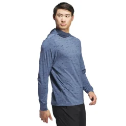 Adidas Core Print Hoodie Blå Prloin-CollegiateNavy Clearance