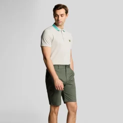 Lyle & Scott Course Stretch Chino Grön Grön (Cactus Gr X65) Outlet