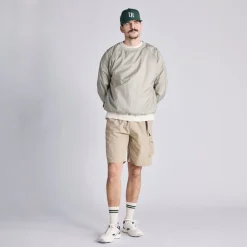 Local Rule Crewneck Windbreaker Seagrass Clearance