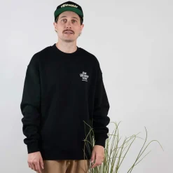 The Gimme Tour Crew Open -95 Svart Black Discount