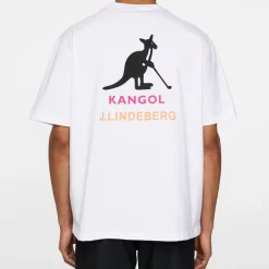 J.Lindeberg Davie T-Shirt JL x Kangol Vit White Best