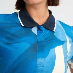 Röhnisch Deni Poloshirt Blue-Aquarelle Discount