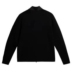 J.Lindeberg Devin Hybrid Knit Zip Sweater Svart Black Best