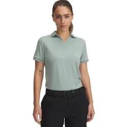 Under Armour Drive SS Rib Polo Silica Green (348) Best