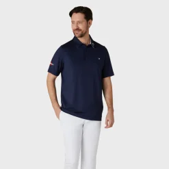 Callaway Emea Ss Odyssey Polo Blå Peacoat Best