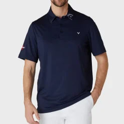 Callaway Emea Ss Odyssey Polo Blå Peacoat Best