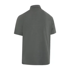 Callaway Emea Ss Ventilated Jacquard Polo Svart Caviar Hot