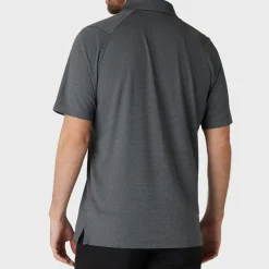Callaway Emea Ss Ventilated Jacquard Polo Svart Caviar Hot