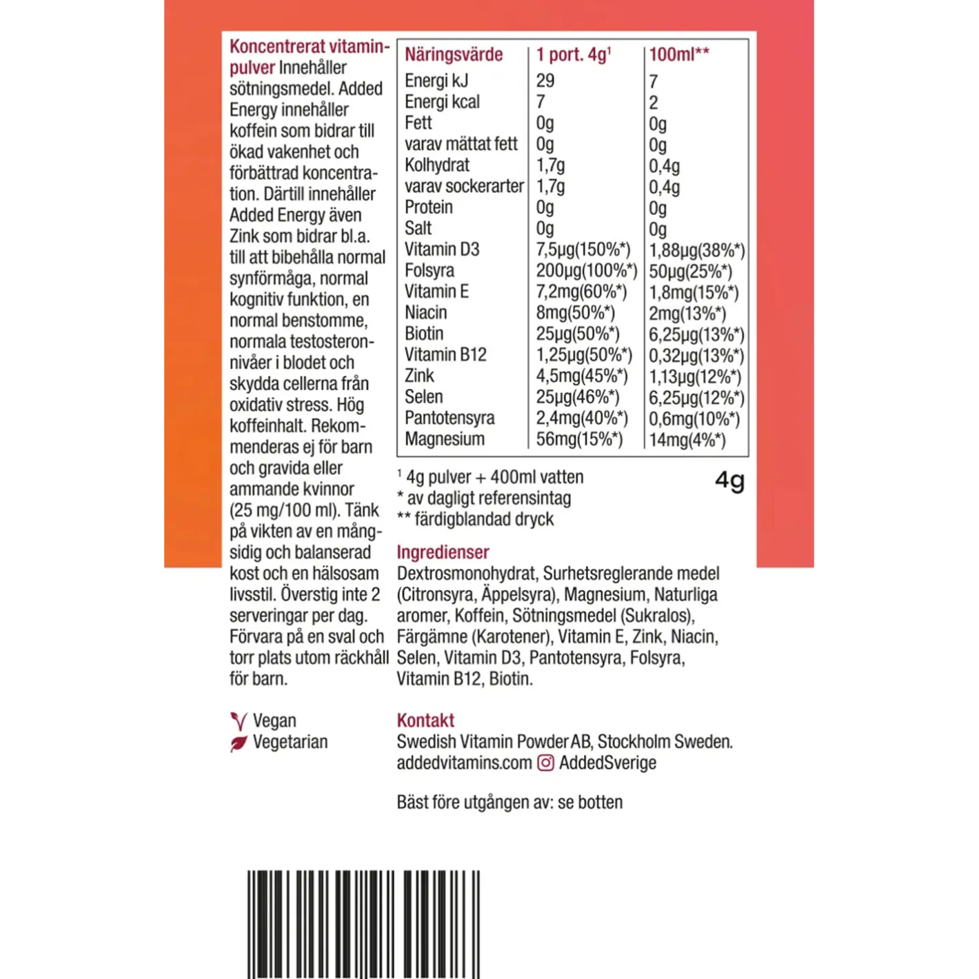 Added Energy Tropical 10-pack Discount