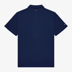 Malbon Golf Fairway Baldwin Polo Blå Navy Discount