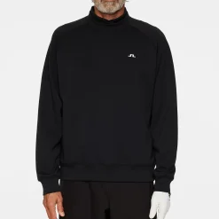 J.Lindeberg Finn Crew Neck Svart Black Best