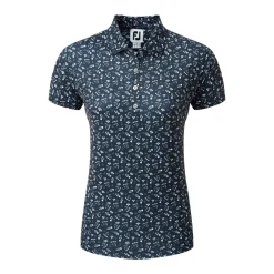 FootJoy Floral Print Navy And White New