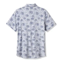 Travis Mathew Flourish Button Up Vit White New