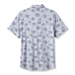 Travis Mathew Flourish Button Up Vit White New