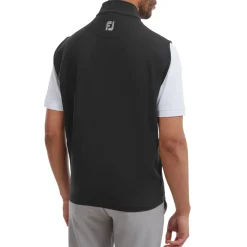 FootJoy Full-Zip Knit Vest Svart Outlet