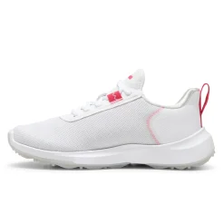 Puma Fusion Crush Sport Jr White-Garnet Rose Best