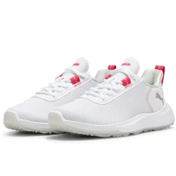 Puma Fusion Crush Sport Jr White-Garnet Rose Best