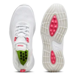 Puma Fusion Crush Sport Jr White-Garnet Rose Best