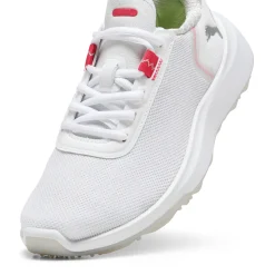 Puma Fusion Crush Sport Jr White-Garnet Rose Best