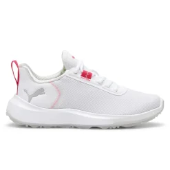 Puma Fusion Crush Sport Jr White-Garnet Rose Best