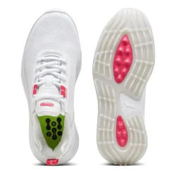 Puma Fusion Crush Sport Jr White-Garnet Rose Best