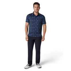 Callaway Golf Collection Print Polo Blå Peacoat Discount