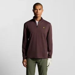 Lyle & Scott Golf Course Midlayer Rosa Berry Hot