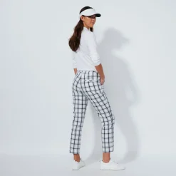 Daily Sports Golf Plaid Ankle Vit White-Black Clearance