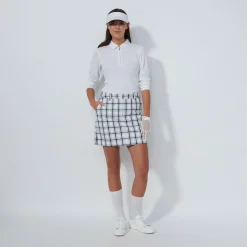 Daily Sports Golf Plaid 41 Cm Vit White-Black