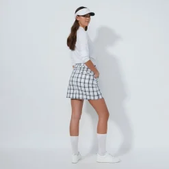 Daily Sports Golf Plaid 41 Cm Vit White-Black